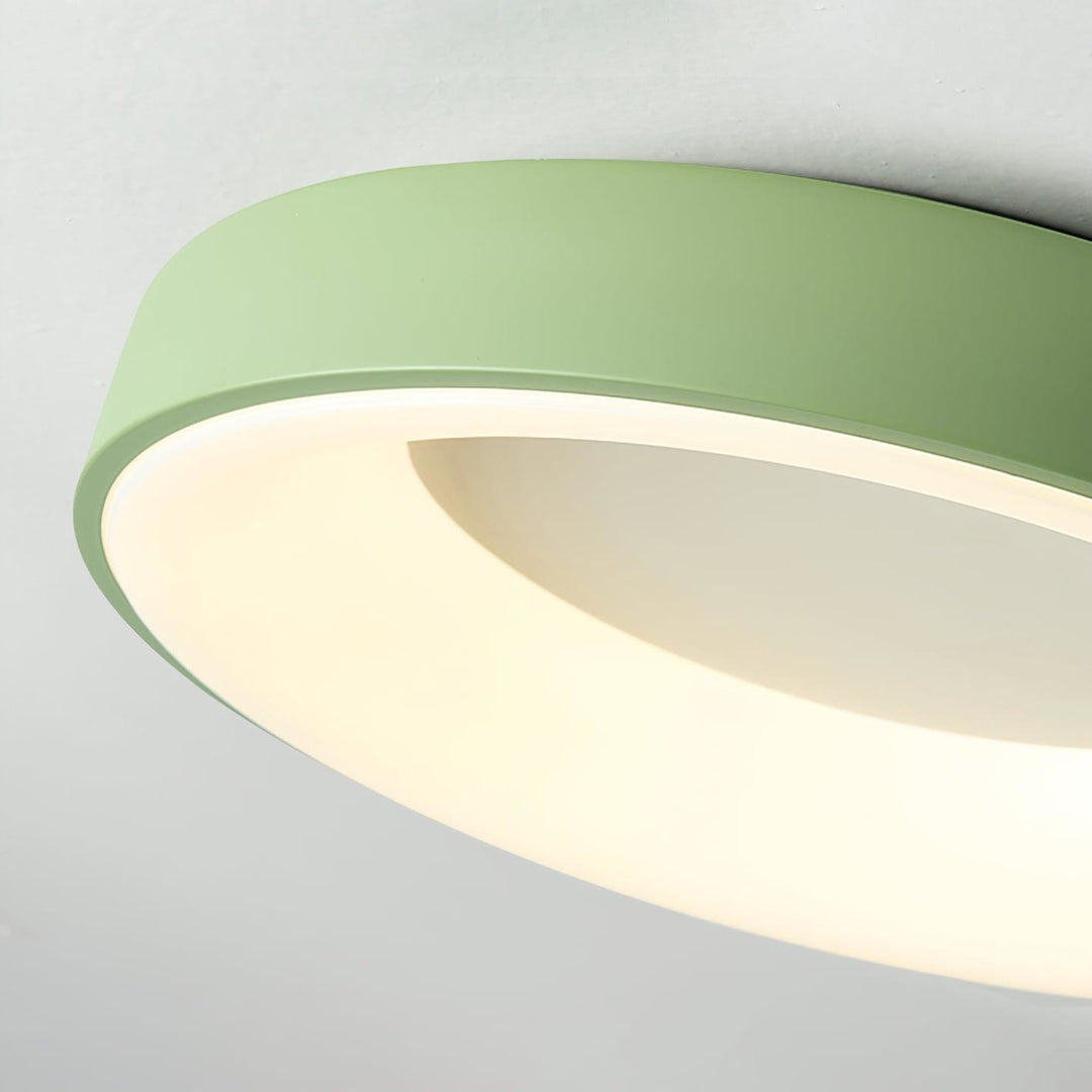 Round ring LED flush ceiling light