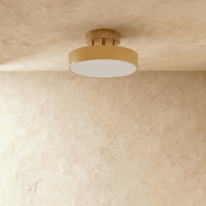 Semi-Flush LED Ceiling Light | Copper or Black, 15-30 cm