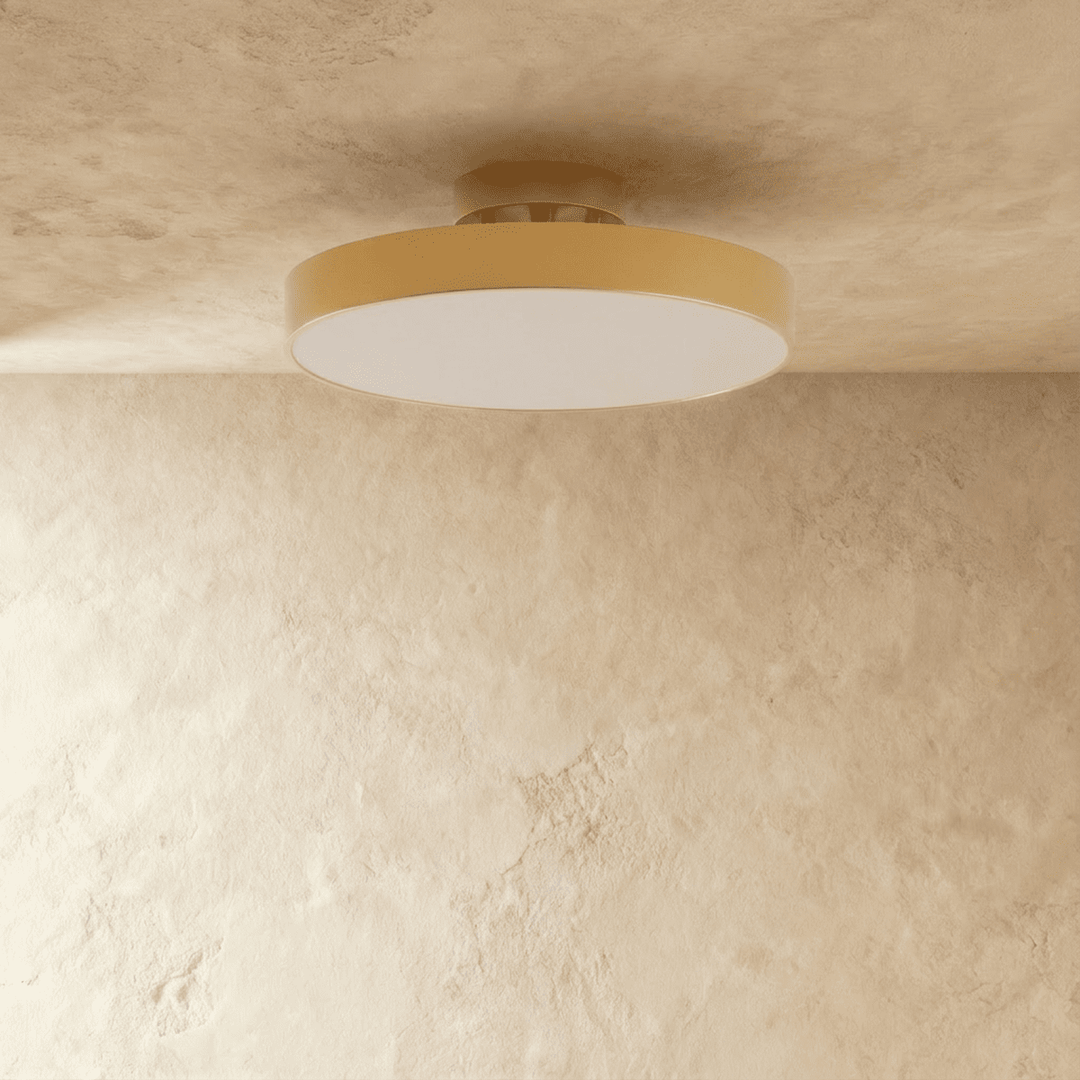 Semi-Flush LED Ceiling Light | Copper or Black, 15-30 cm