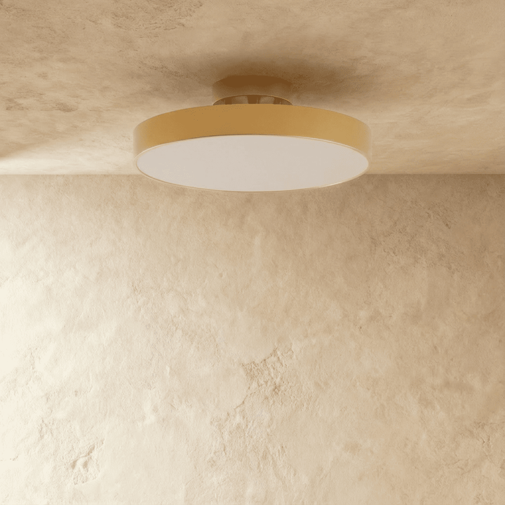 Semi-Flush LED Ceiling Light | Copper or Black, 15-30 cm