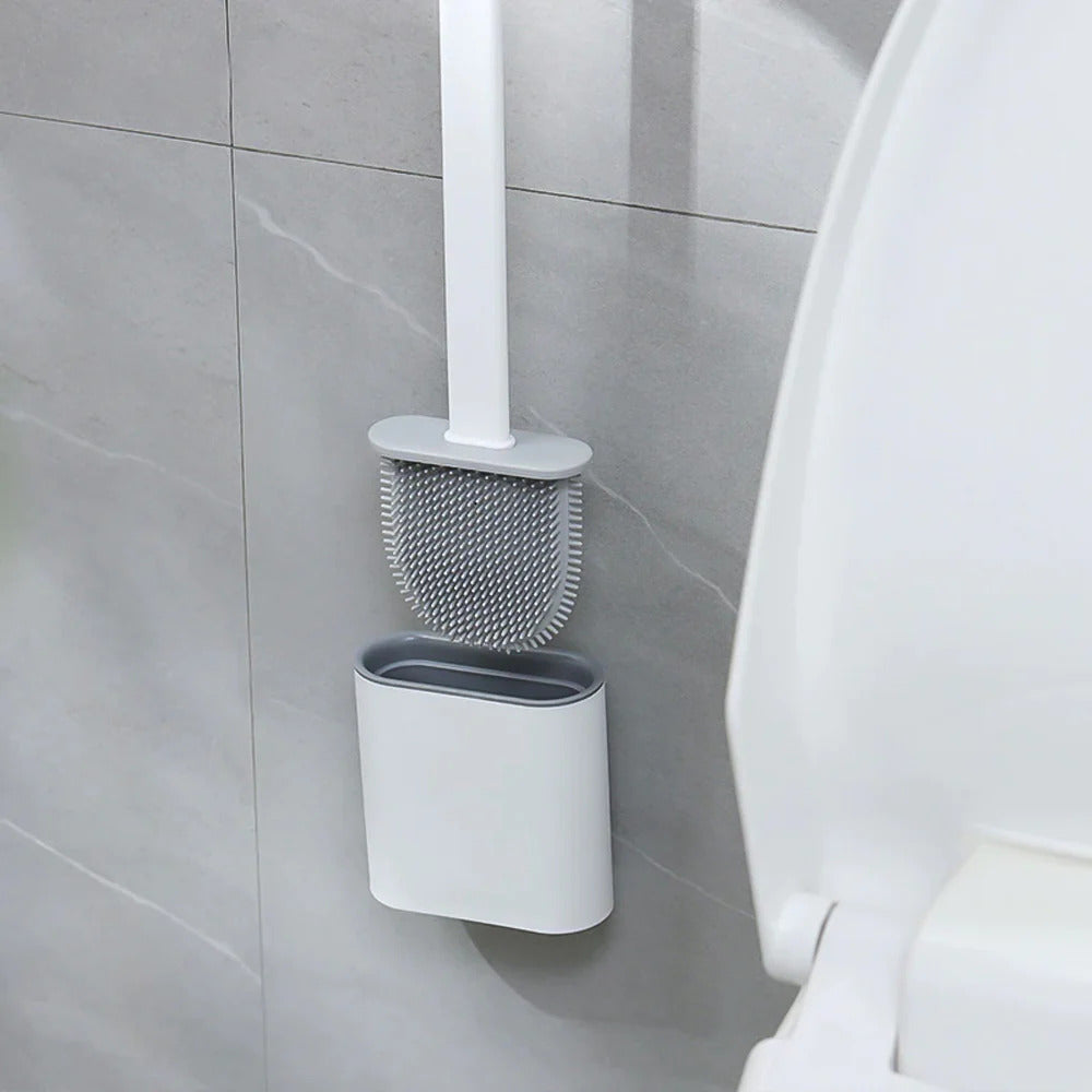 Silicone Toilet Brush and Holder