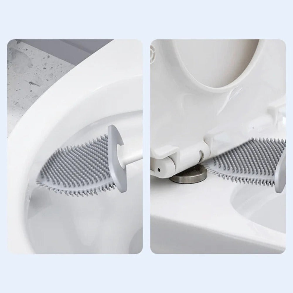 Silicone Toilet Brush and Holder