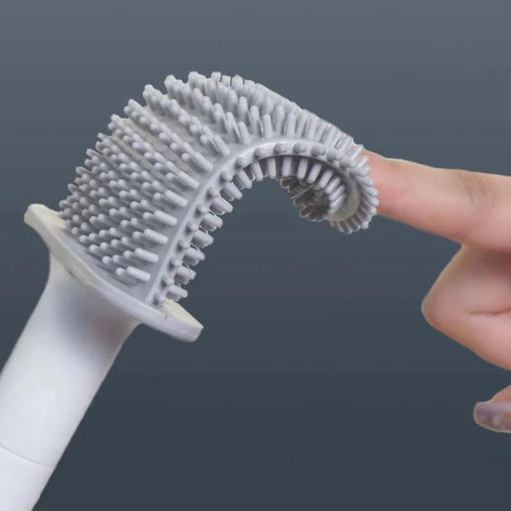 Silicone Toilet Brush and Holder