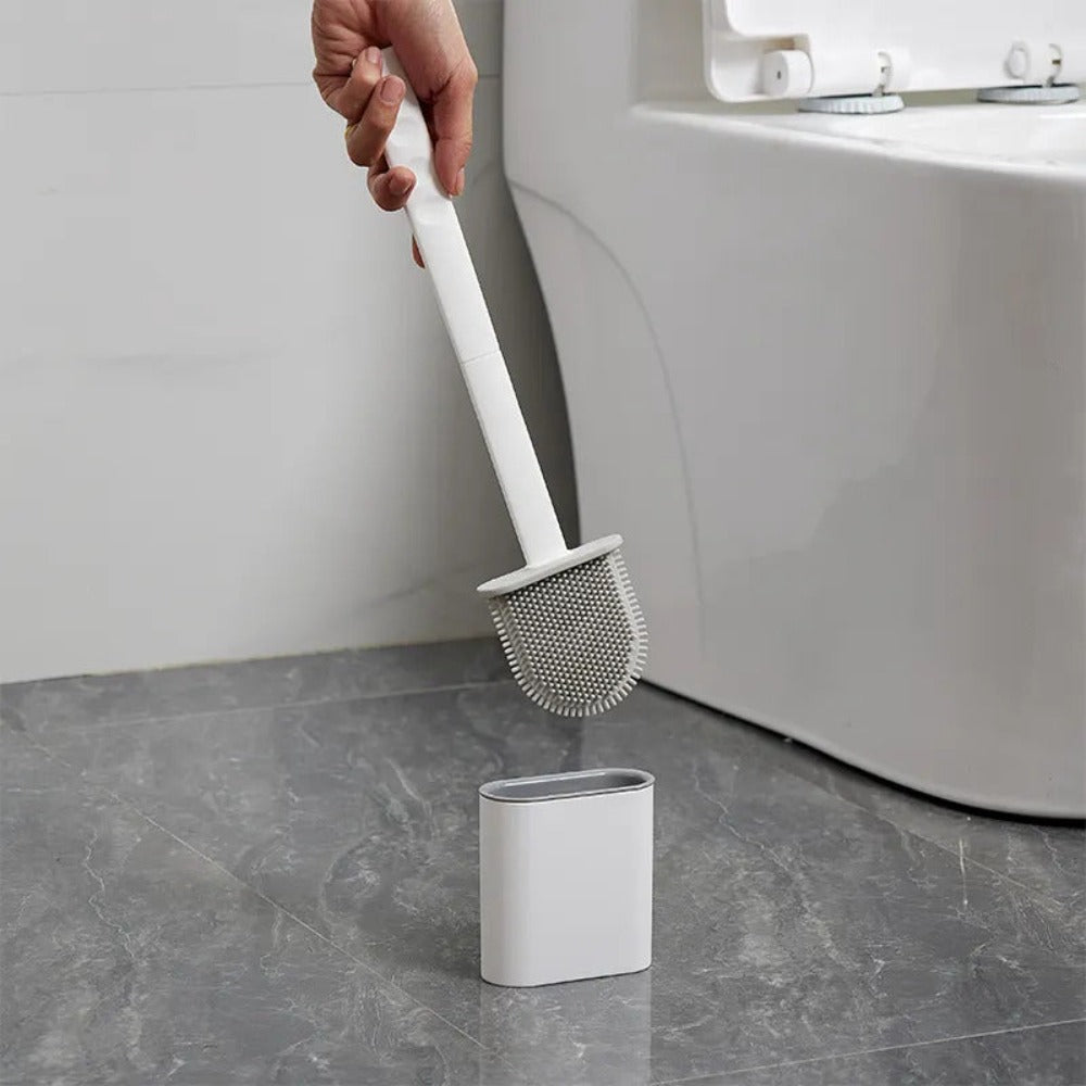 Silicone Toilet Brush and Holder