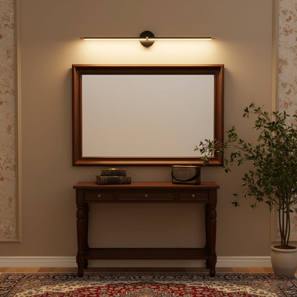 Slim linear wall light