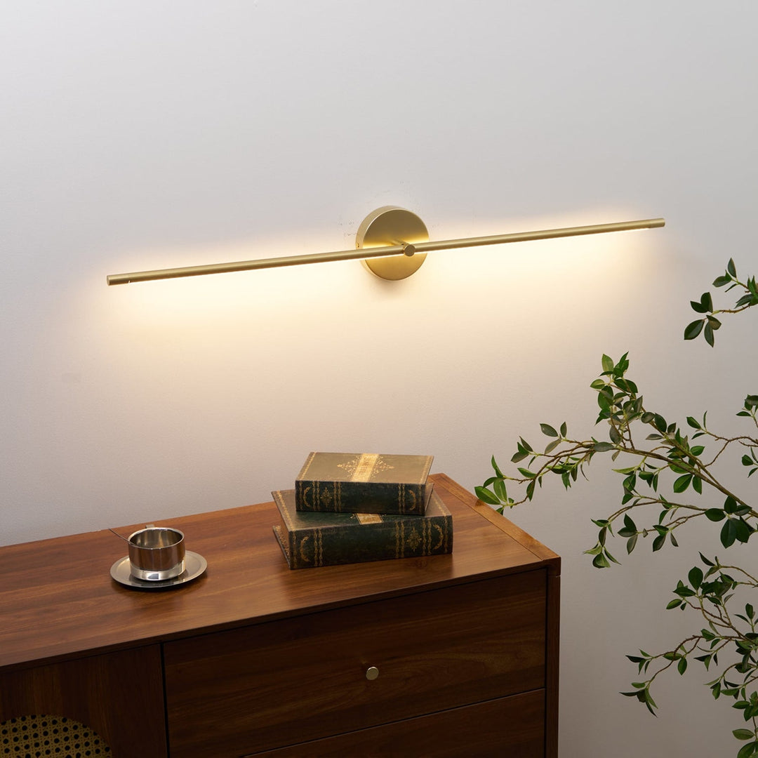 Slim linear wall light