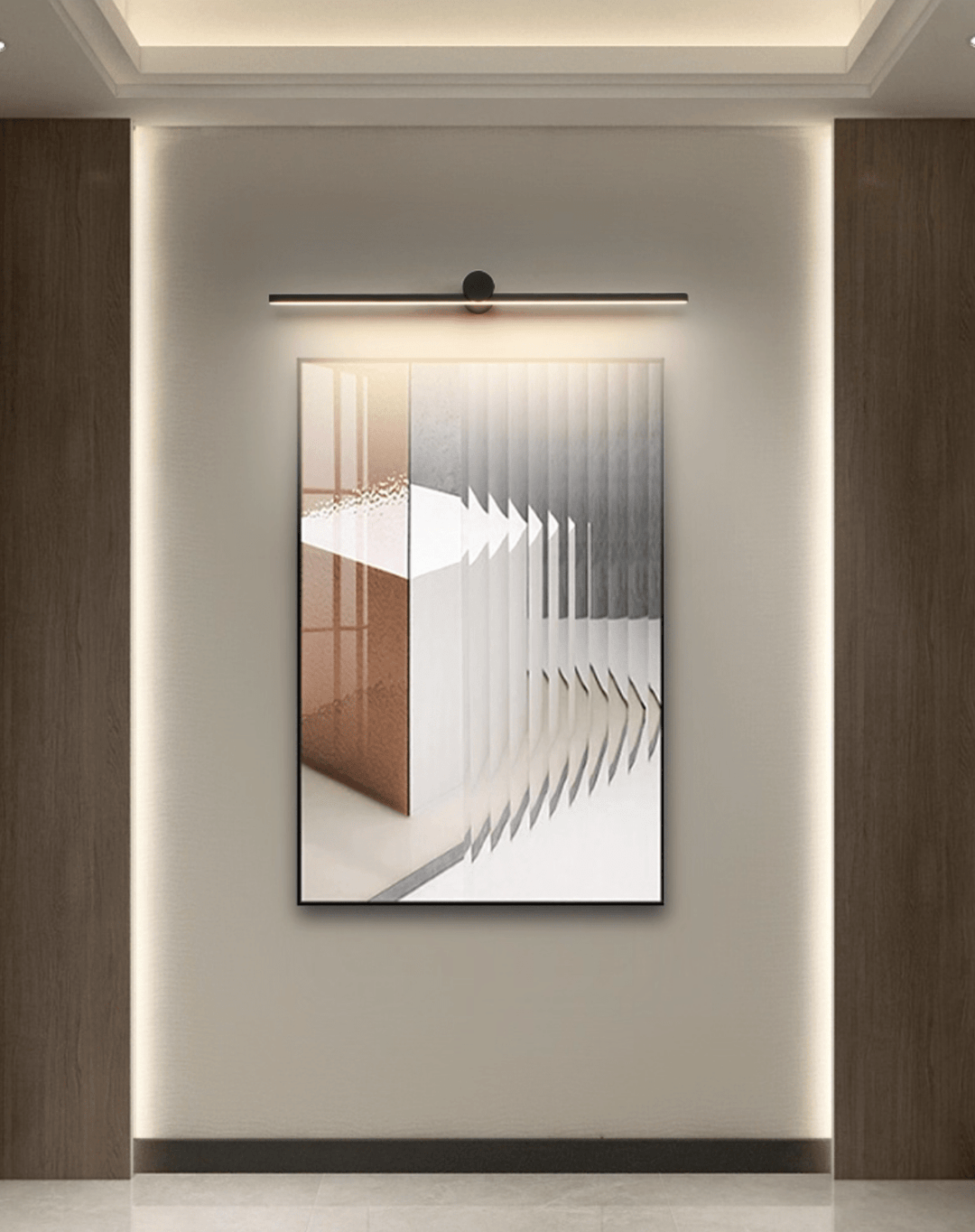 Slim Rechargeable LED Wall Light