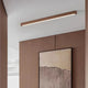 Slim wooden linear LED ceiling light