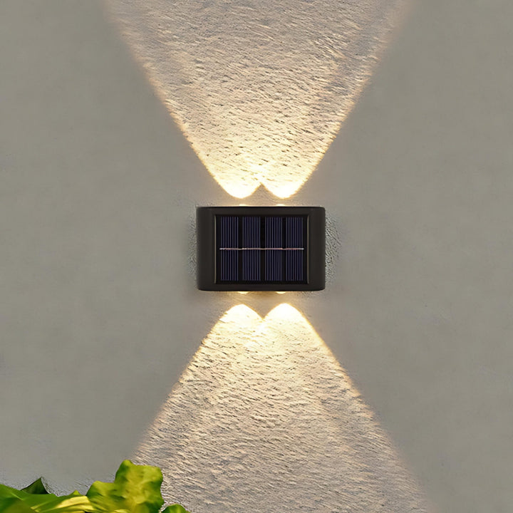 Solar Motion Sensor Wall Lights | V-Beam, Set of 4 or 8