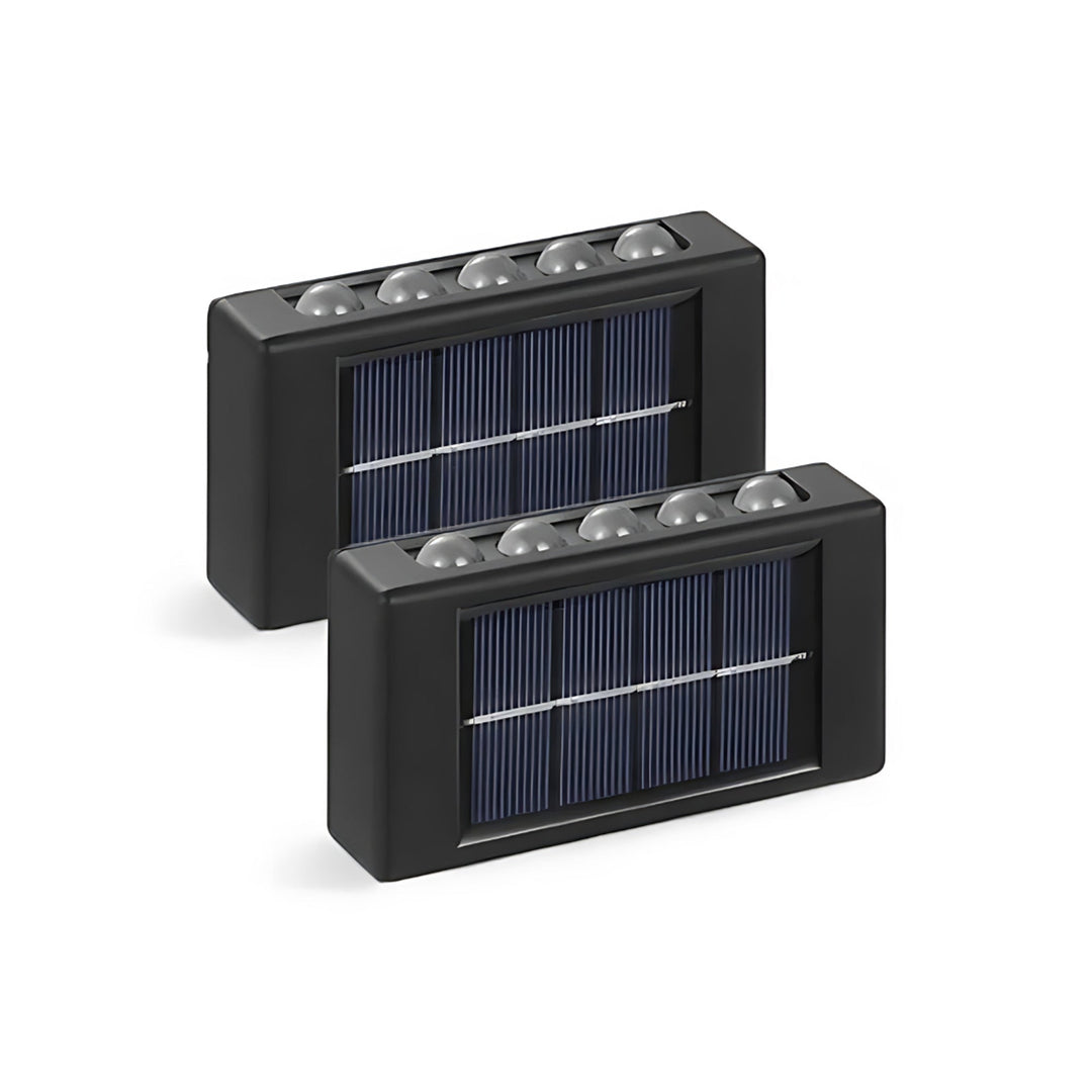 Solar Motion Sensor Wall Lights | V-Beam, Set of 4 or 8