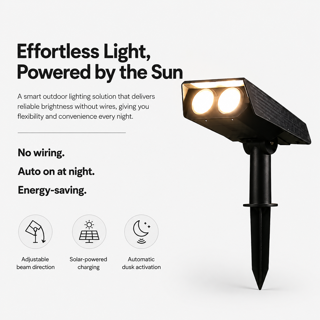 Solar Outdoor Spotlight image 5