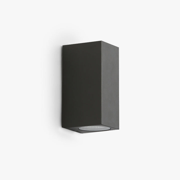 Black up and down wall light