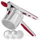 Stainless steel potato ricer