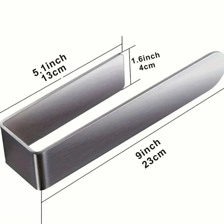 Stainless Steel Wall-Mounted Towel Rack