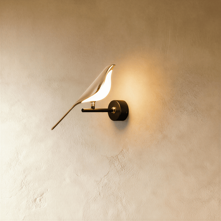 Modern Swallow Wall Light LED Light With Acrylic Diffuser in 1 Head: L8.3″(21cm) x H7.1″(18cm)