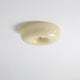 Swirl glass flush ceiling light