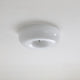 Swirl glass flush ceiling light