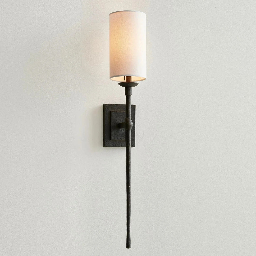 Tall Metal Rod Wall Light