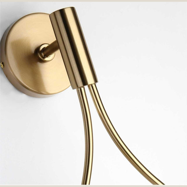 Teardrop Wall Light with Opal Globe | Black, Gold or Silver