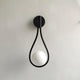 Teardrop Wall Light with Opal Globe | Black, Gold or Silver