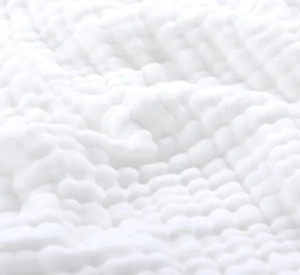 Cotton Muslin Throw | Crinkle Gauze, Six Colours
