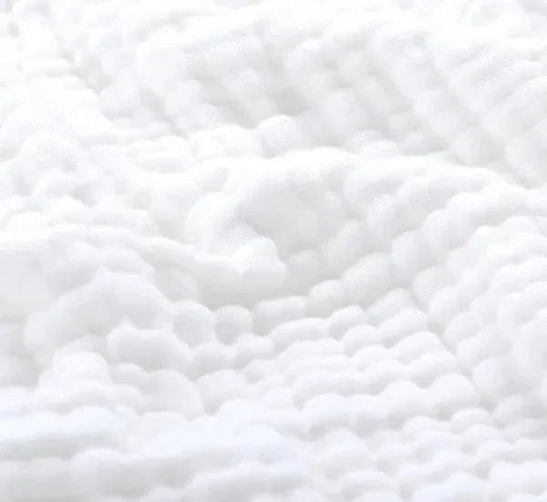 Cotton Muslin Throw | Crinkle Gauze, Six Colours