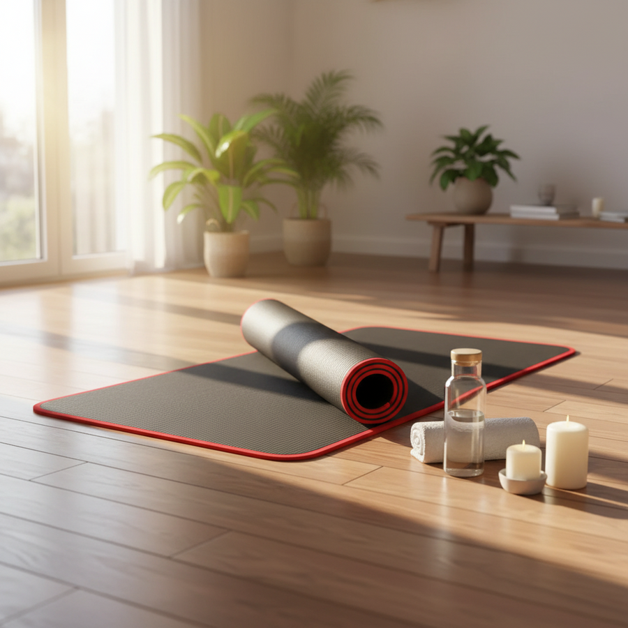 Thick 10 mm foam exercise mat