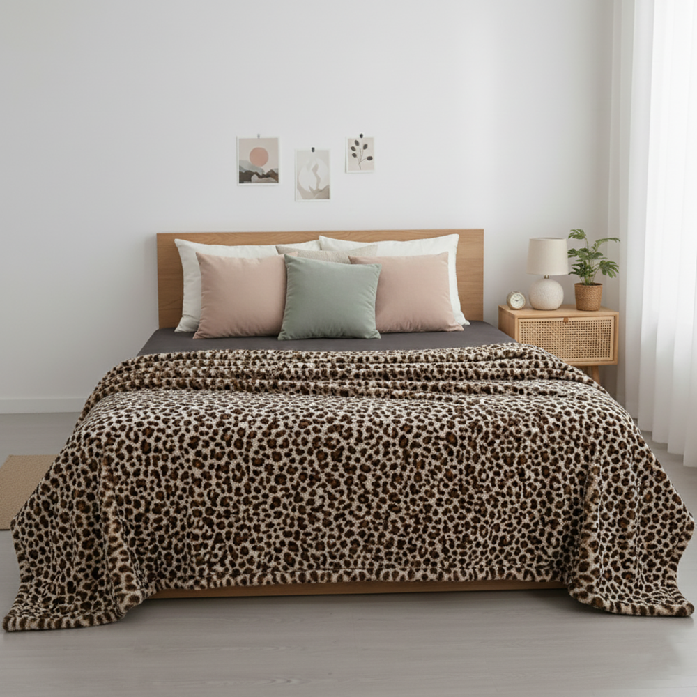 Leopard Throw Blanket image 2