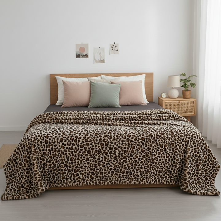 Leopard Throw Blanket image 2