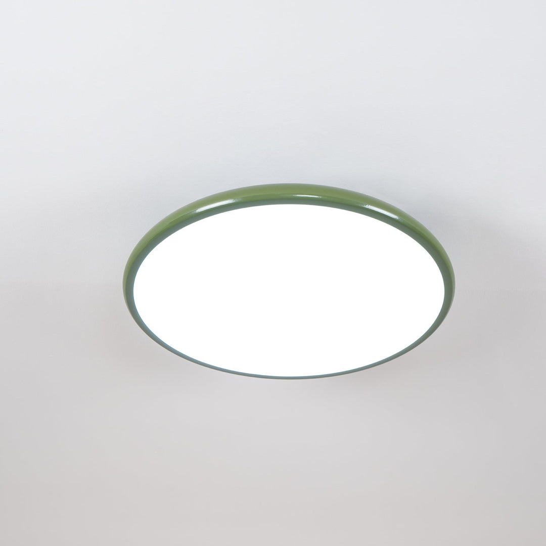 Tilting disc LED ceiling light