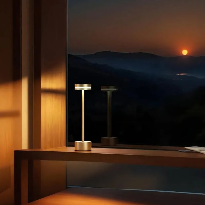 Slim Aluminium Rechargeable Table Lamp