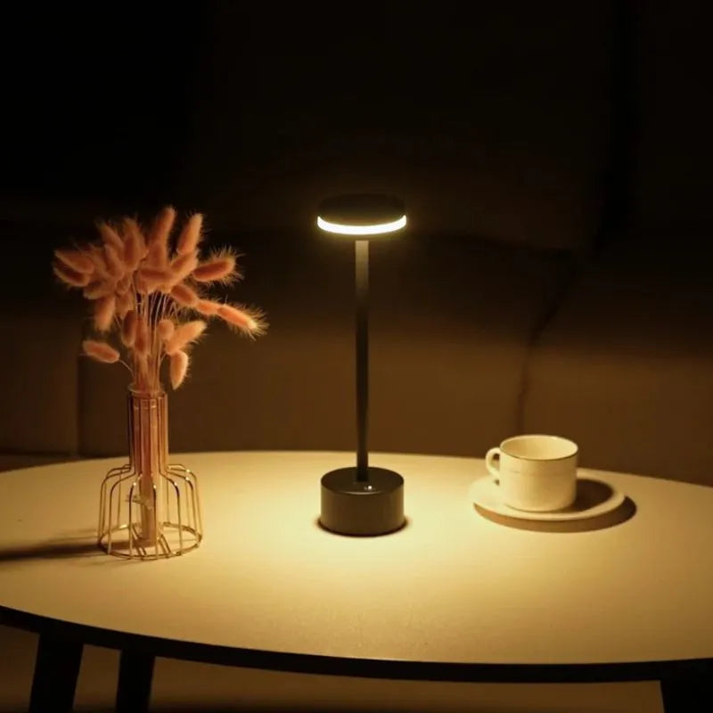 Slim Aluminium Rechargeable Table Lamp