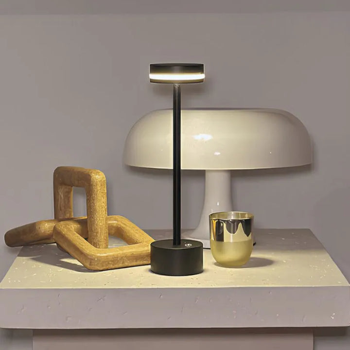 Slim Aluminium Rechargeable Table Lamp
