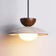 Travertine and Glass Pendant Light