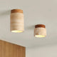 Travertine Semi Flush Ceiling Light