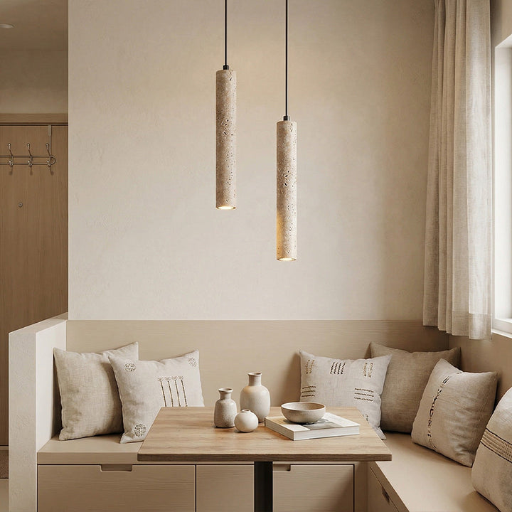 Travertine Stone Pendant Light
