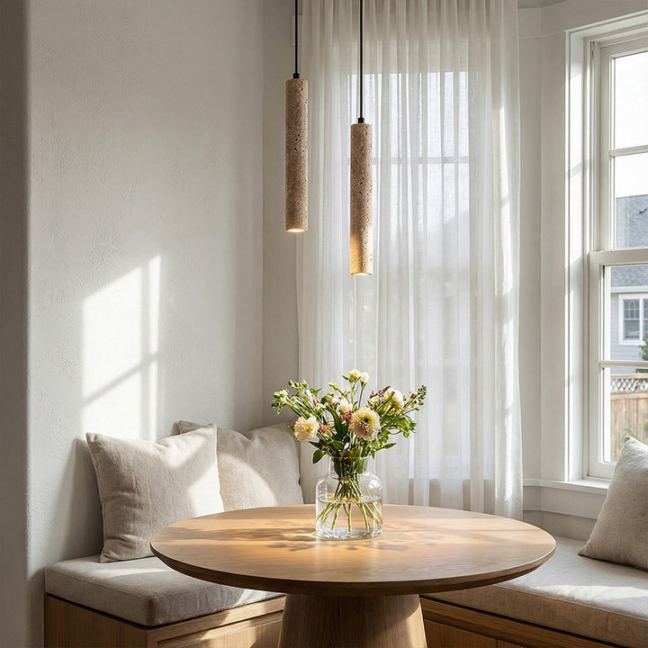 Travertine Stone Pendant Light