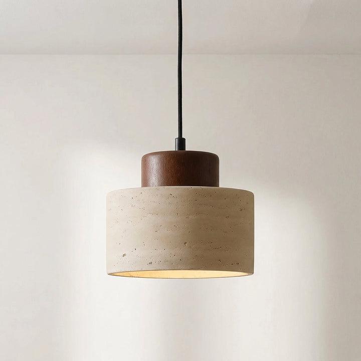 Travertine Stone Pendant Light