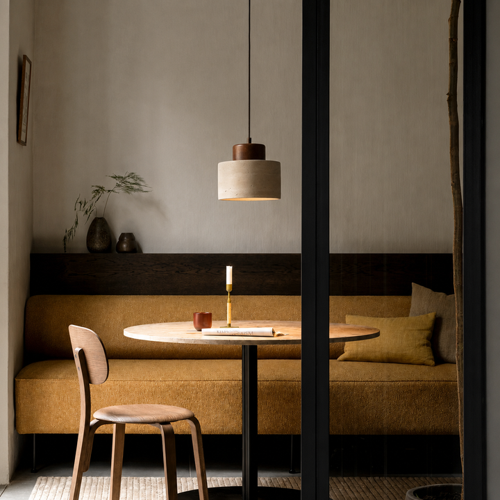 Travertine Stone Pendant Light