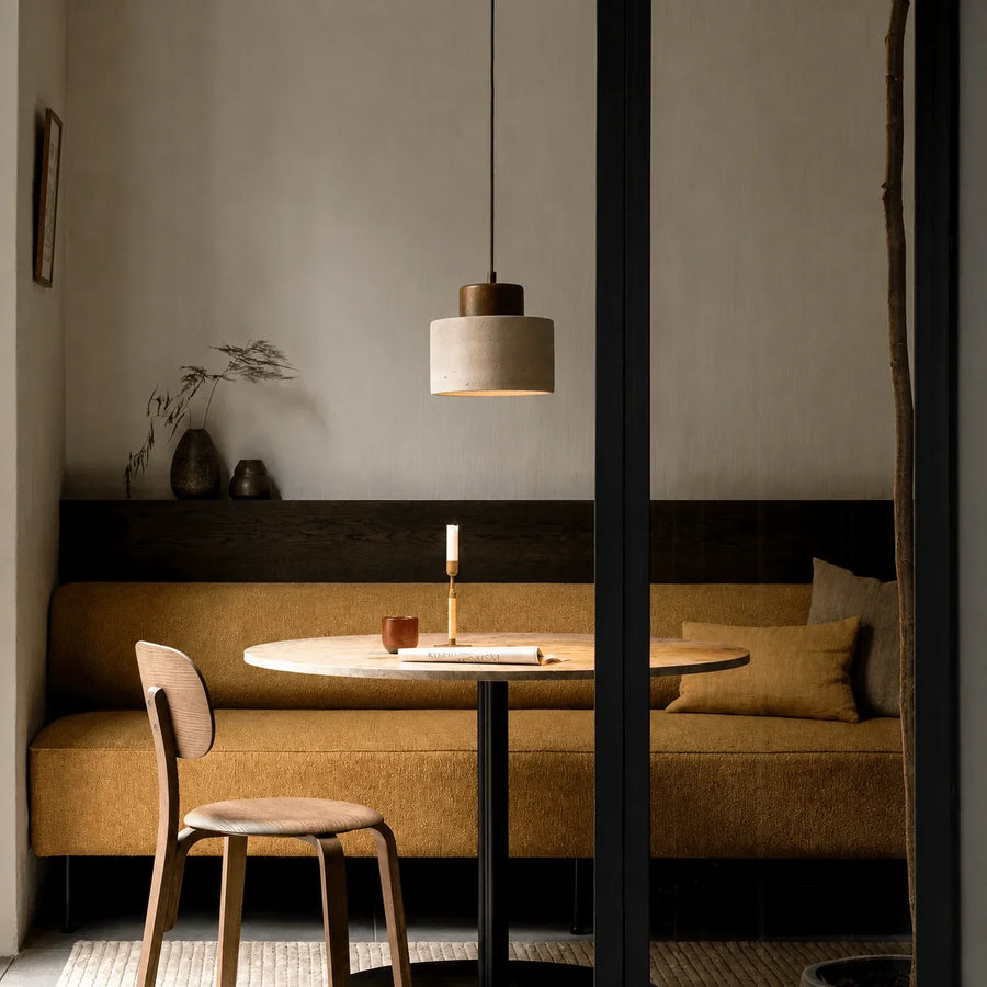 Travertine Stone Pendant Light, view 3