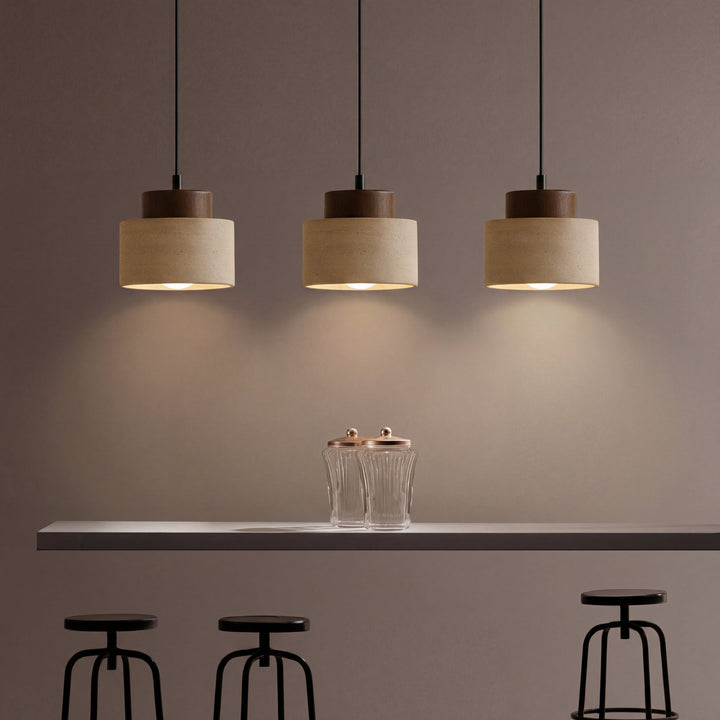Travertine Stone Pendant Light