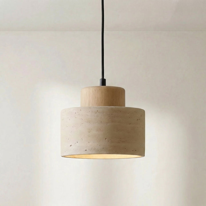 Travertine Stone Pendant Light