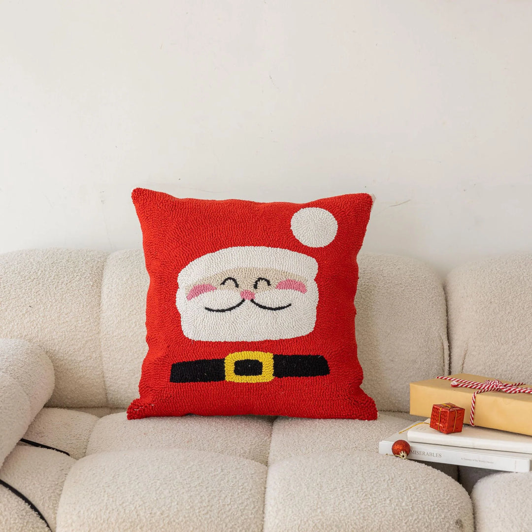 Tufted Christmas cushion