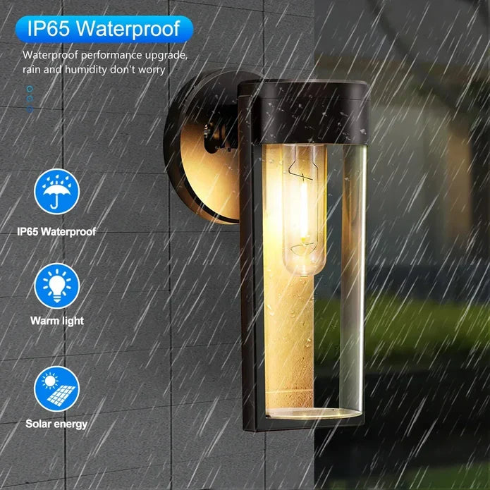Solar Powered Fence and Garden Wall Light