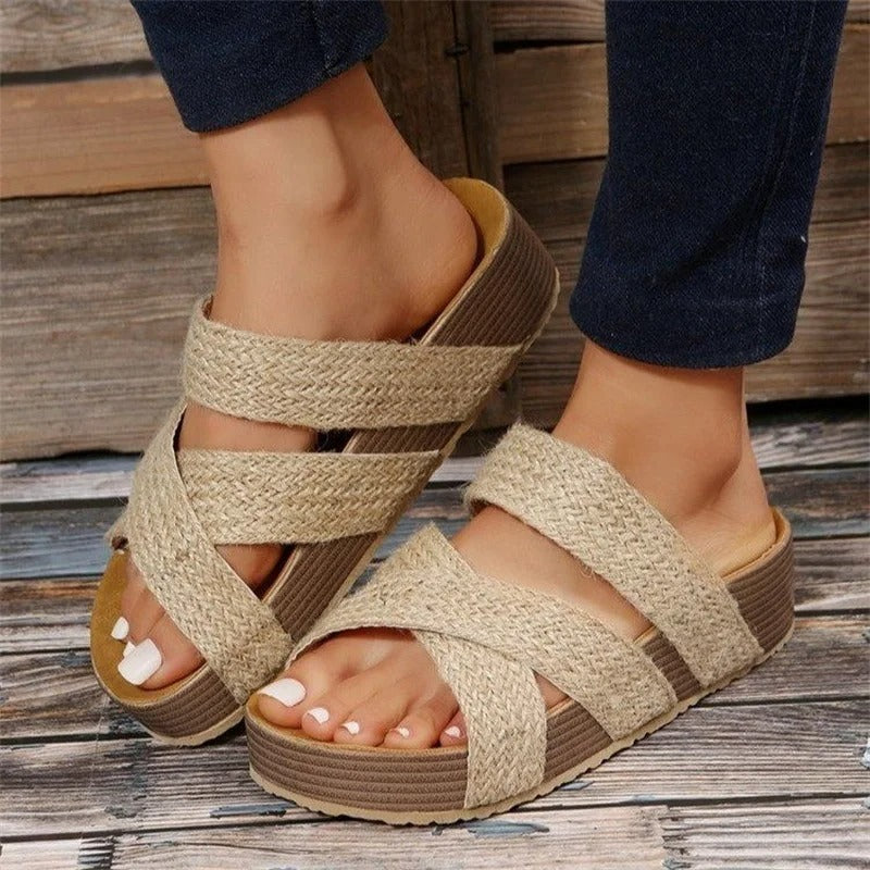 Women's Orthopaedic Crossover Slide Comfort Sandals – image 5
