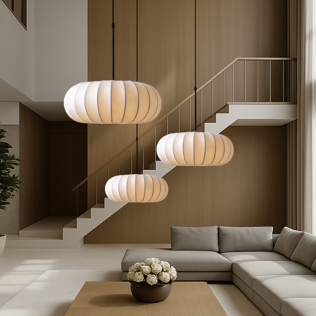Verona Silk Pendant Light, view 3