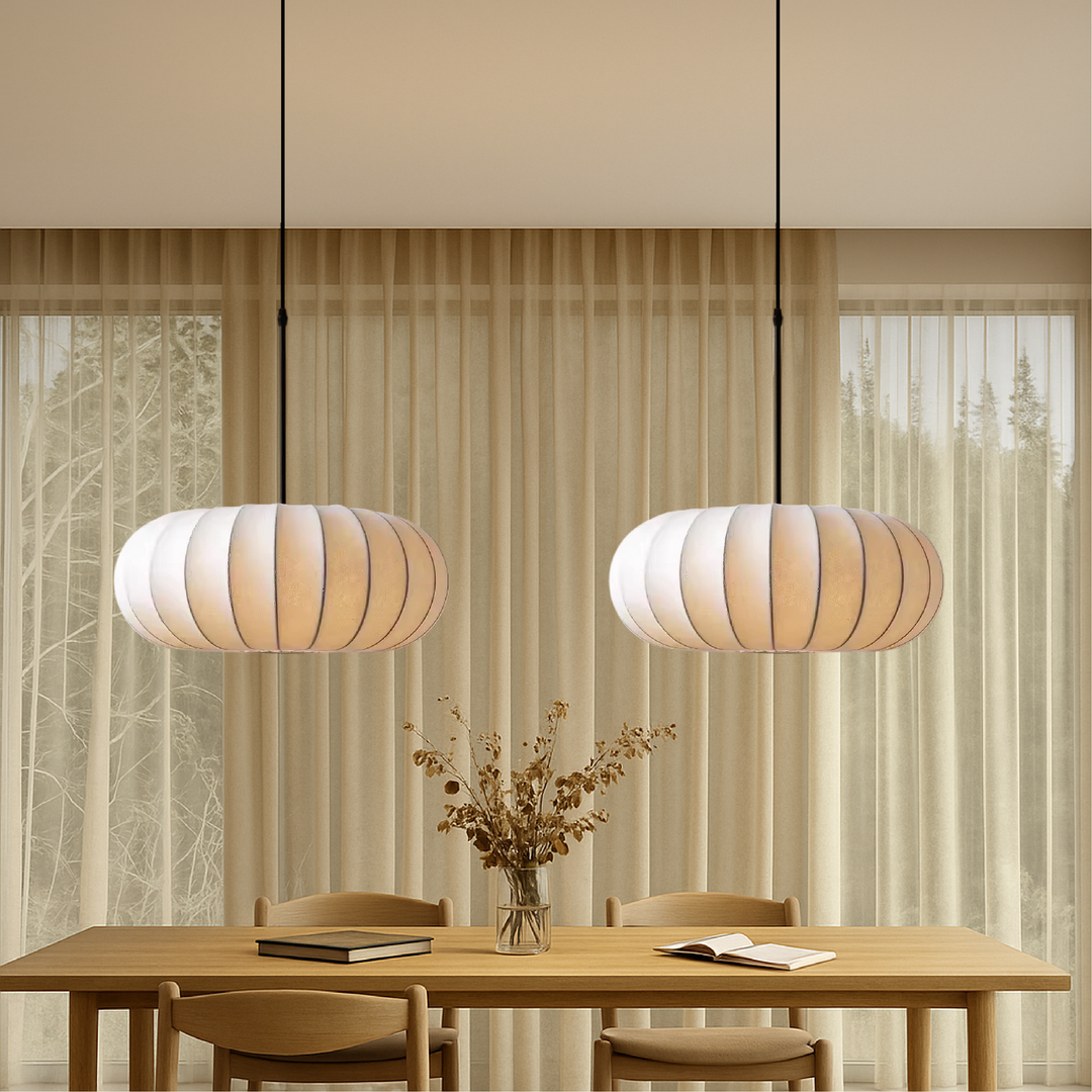 Verona Silk Pendant Light, view 4