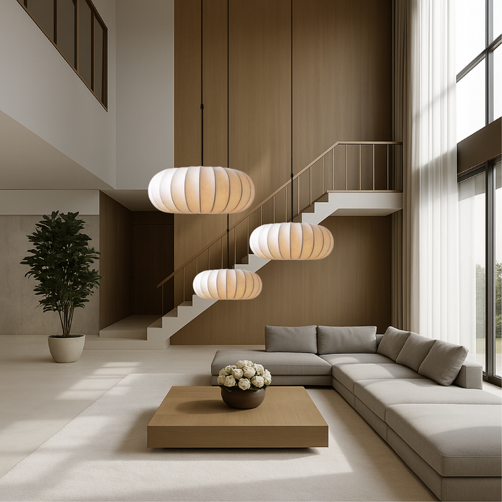 Verona Silk Pendant Light, view 6