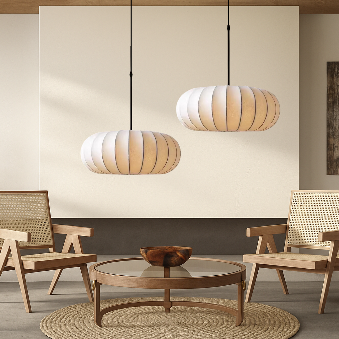 Verona Silk Pendant Light, view 10