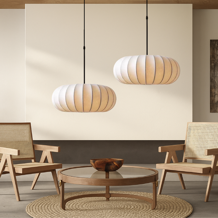 Verona Silk Pendant Light, view 10